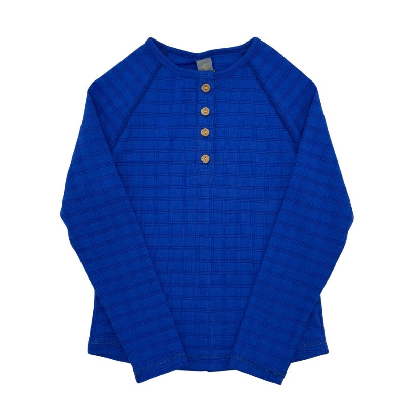 Siccinino Solid Grid Royal Blue Tshirt