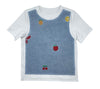 Teeny Kiwi Fruit Party Chambray T-shirt