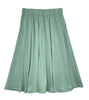 Sciacca Sunburst Pleat Mint Skirt