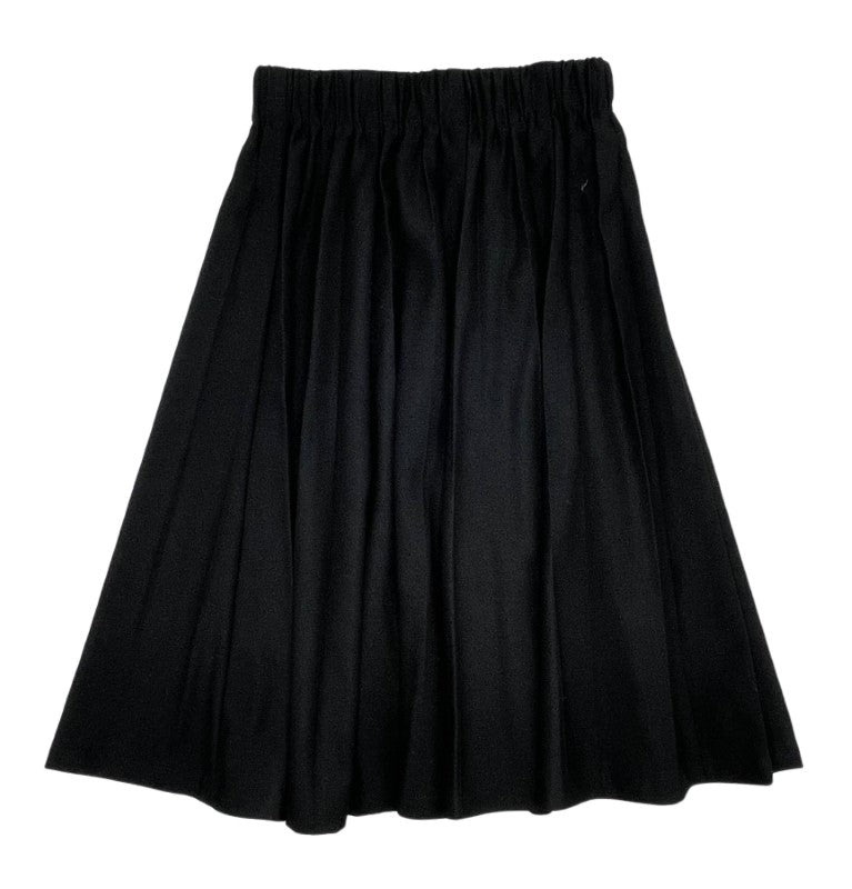 Sciacca Sunburst Pleat Black Skirt
