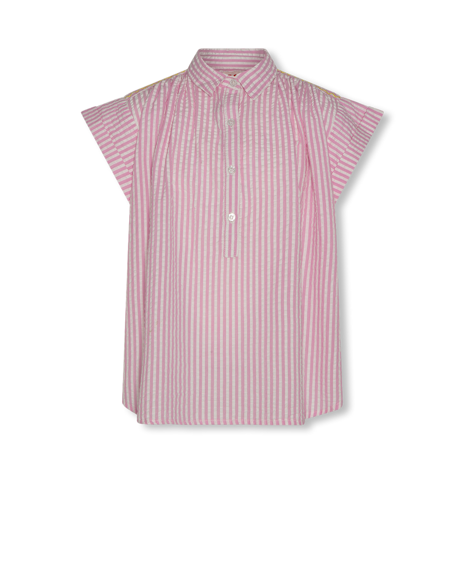 AO76 Eva and Uhuru Kash Soft Pink Shirt and Skirt Set | Macaroni Kids