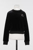 Twinset Chenille Black Sweatshirt