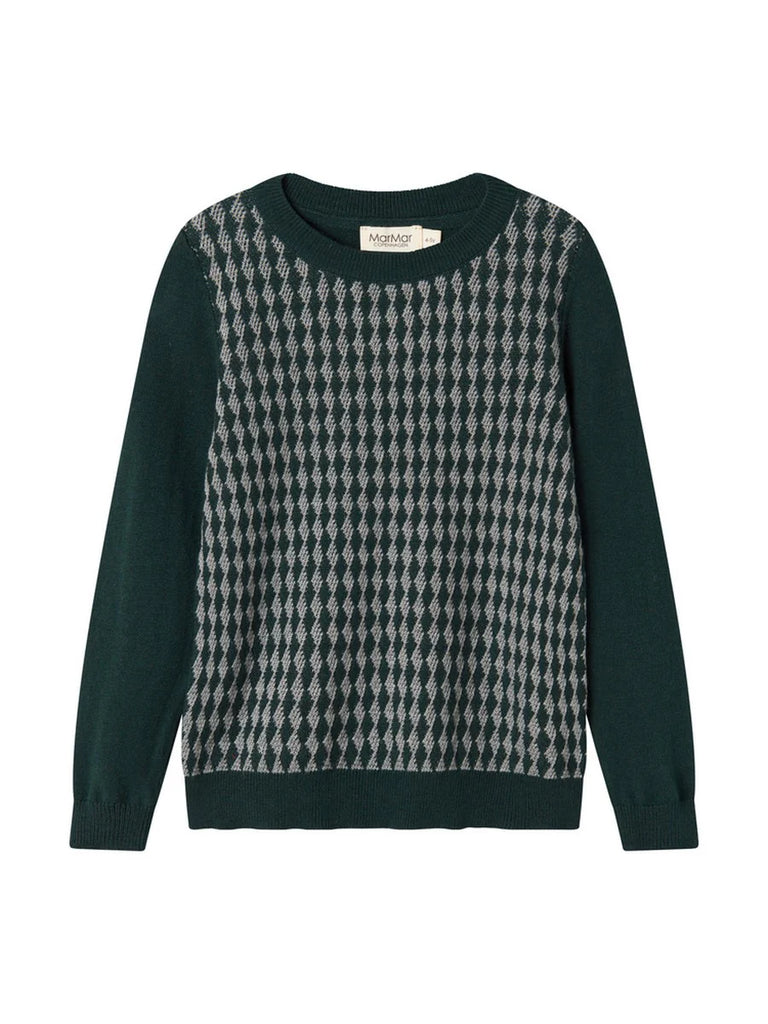 Marmar Tano Dark Leaf Pattern Sweater