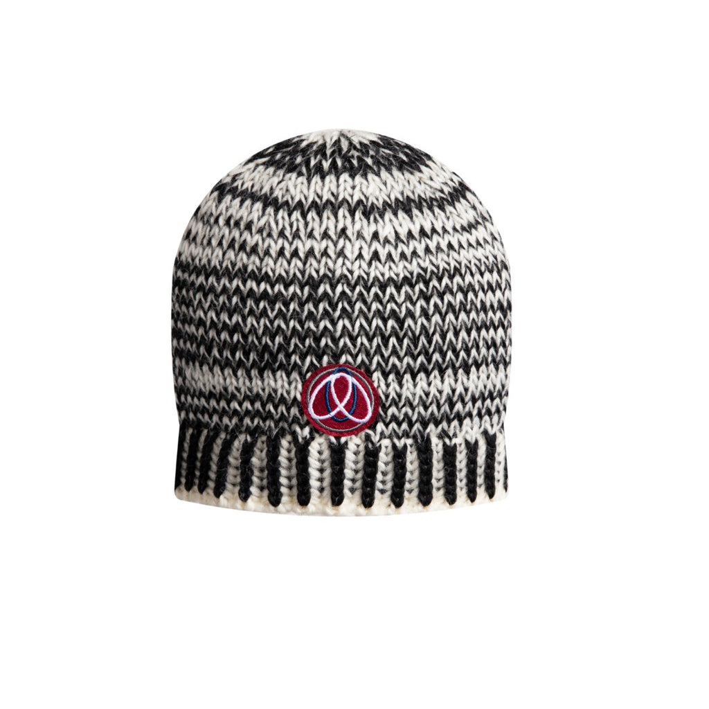 Ellabee Knit Black/Ivory Knit Beanie