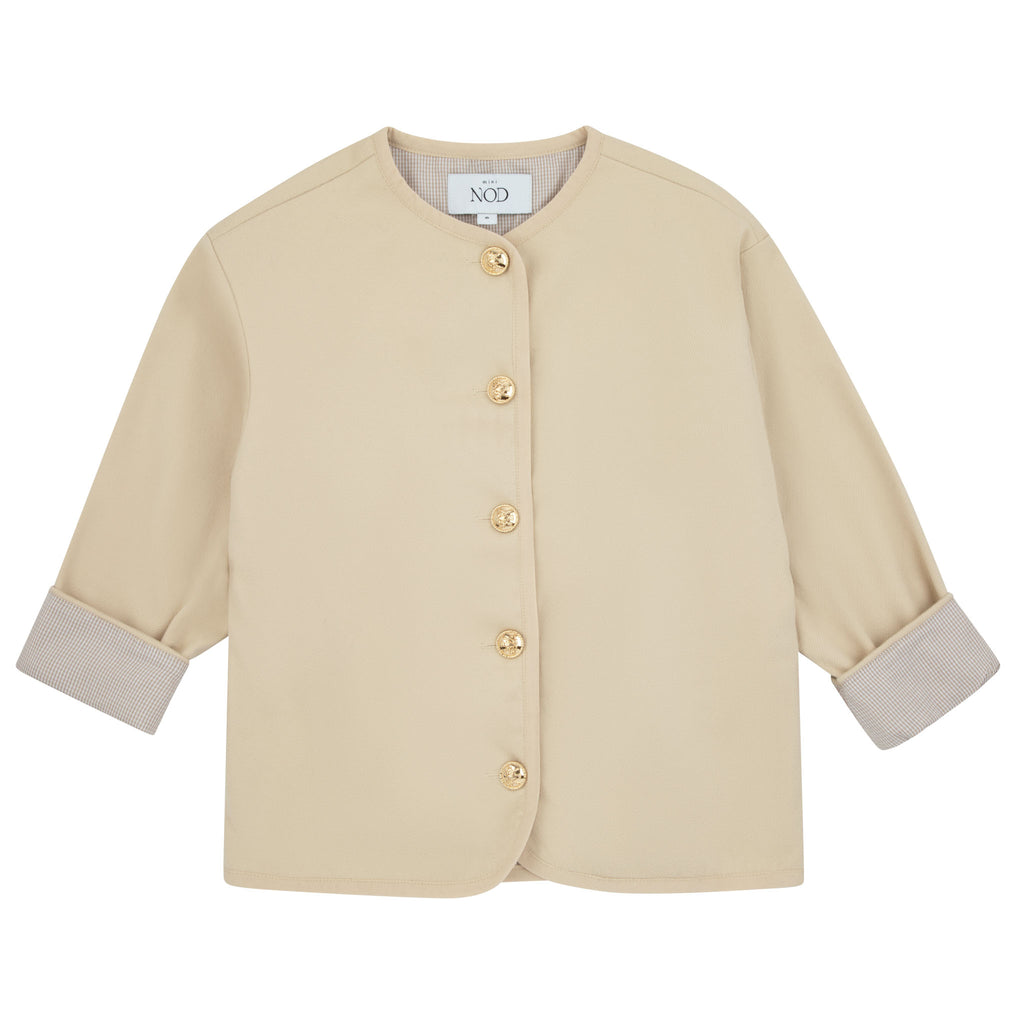Mini Nod Boys Wool Ivory Blazer