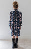Steph the Label by Petit Amalie Lilac Floral Print Cord Dress