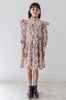 Steph the Label by Petit Amalie  Antique Floral Print Cord Dress