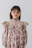 Steph the Label by Petit Amalie  Antique Floral Print Cord Dress