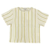 Bebe Organic Natural Waffle Levi Shirt Short Sleeve