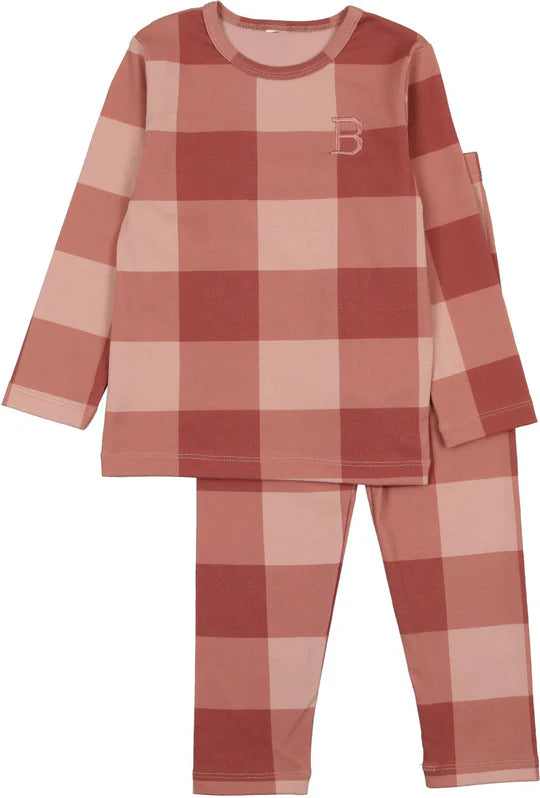 Bonjoy Grid Berry Pajamas FINAL SALE