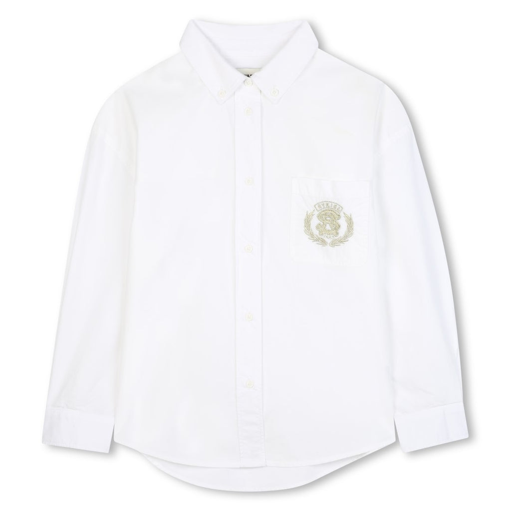 Sonia Rykiel Enfant Button Down White Shirt