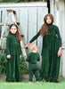 Ann of Nan Velour Maxi Green Robe