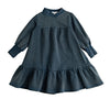 Birnham on the Sea Puff Sleeve Tiered Teal Dress