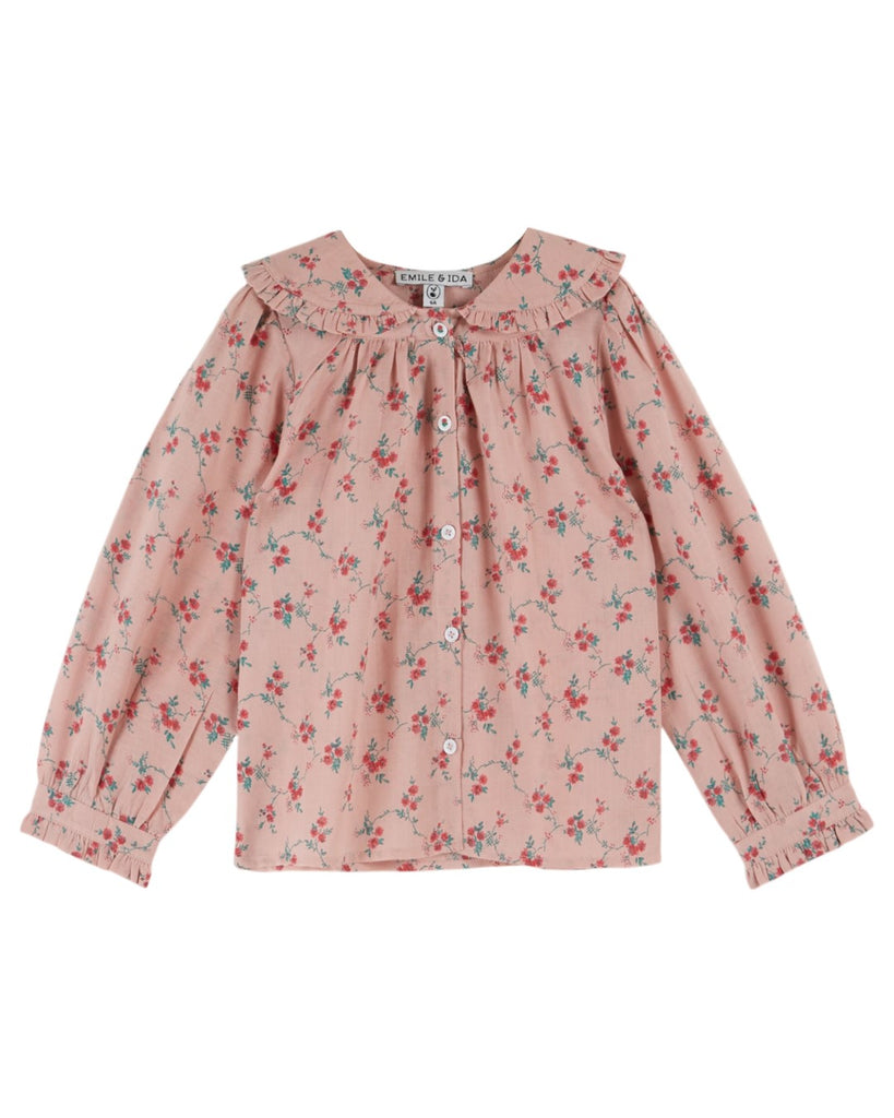 Emile et Ida Col Noeud Aster Blouse