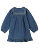 Emile et Ida Robe Brodee Denim Dress