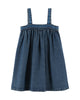 Emile et Ida Robe Ample Bretelles Denim Dress