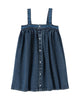 Emile et Ida Robe Ample Bretelles Denim Dress