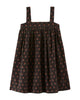 Emile et Ida Robe Ample Bretelles Poppy Noir Dress