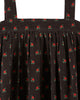 Emile et Ida Robe Ample Bretelles Poppy Noir Dress