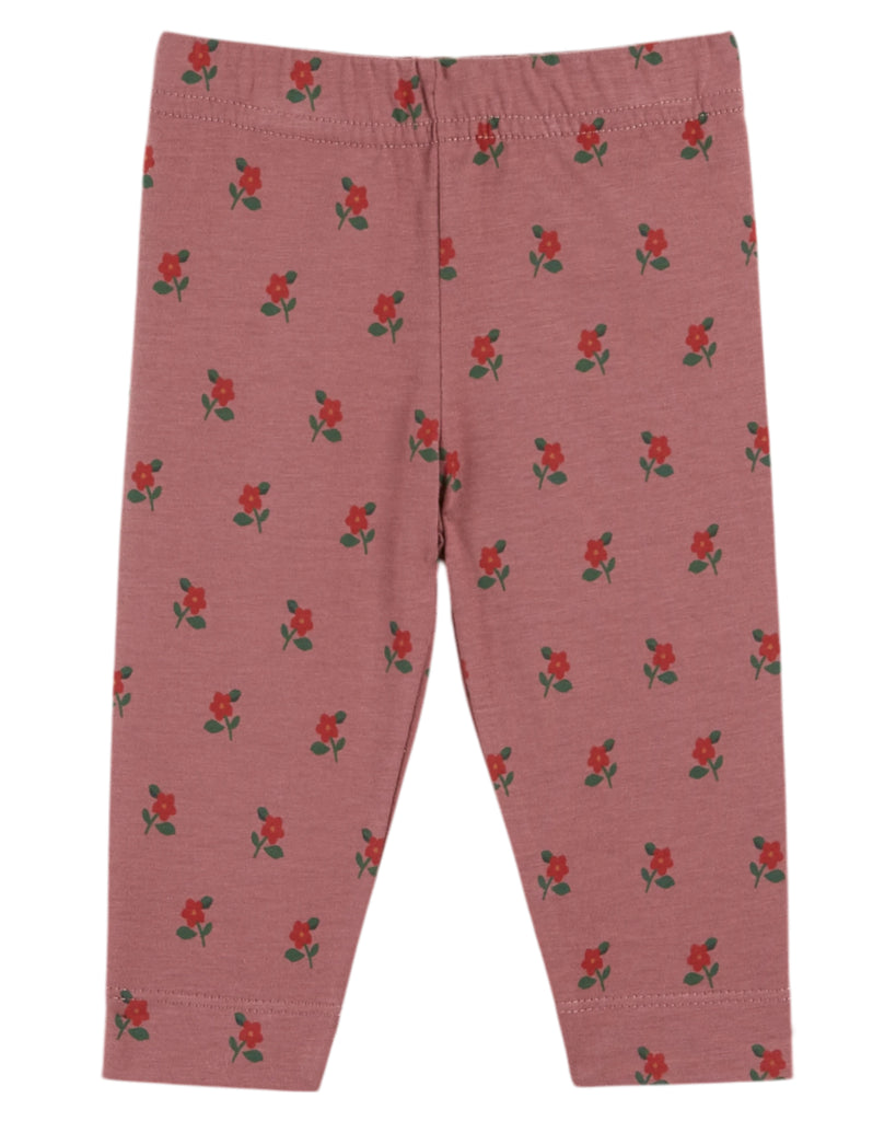 Emile et Ida Imprime Poppy Violine Leggings