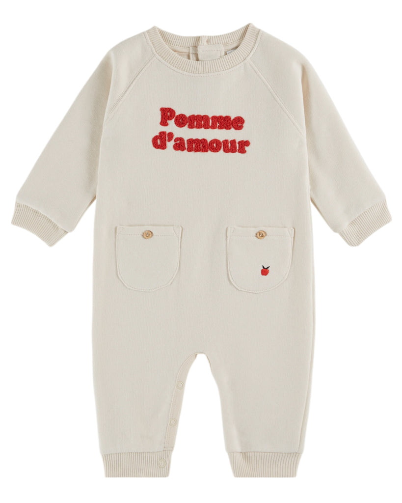 Emile et Ida Brodee Crème Jumpsuit