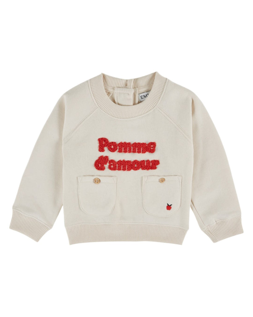 Emile et Ida Brode Crème Sweatshirts