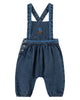 Emile et Ida Salopette Brodee Denim Jumpsuit