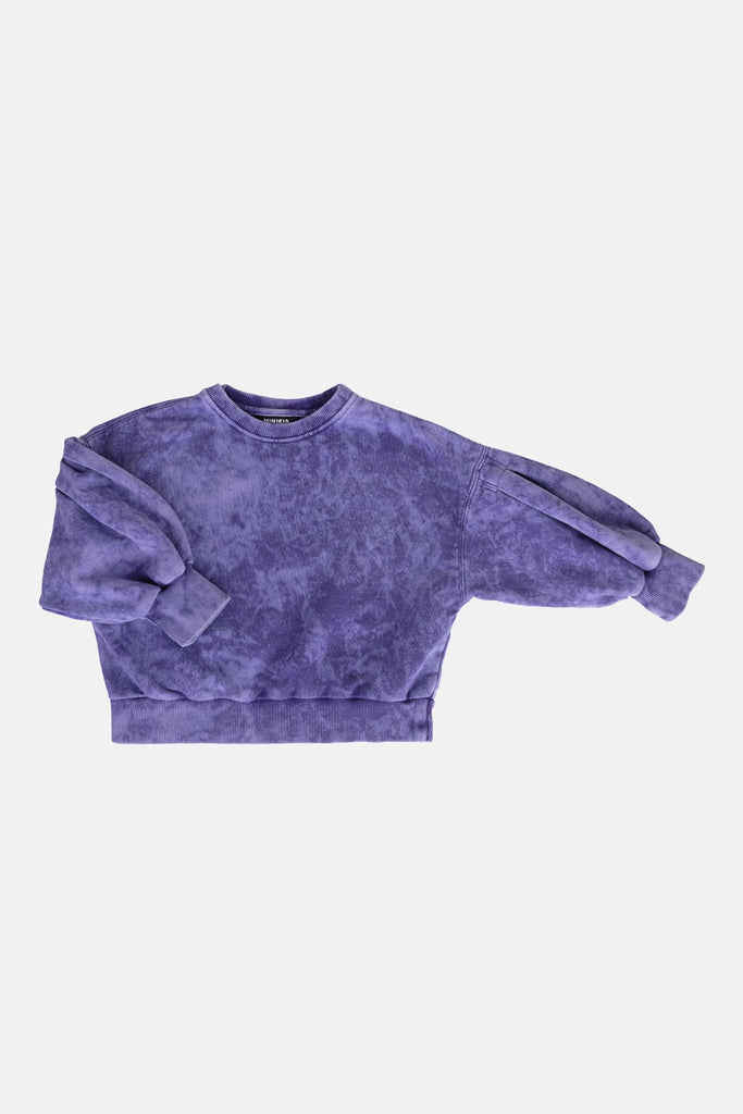 Minikid Acid Purple Balloon Sweatshirt