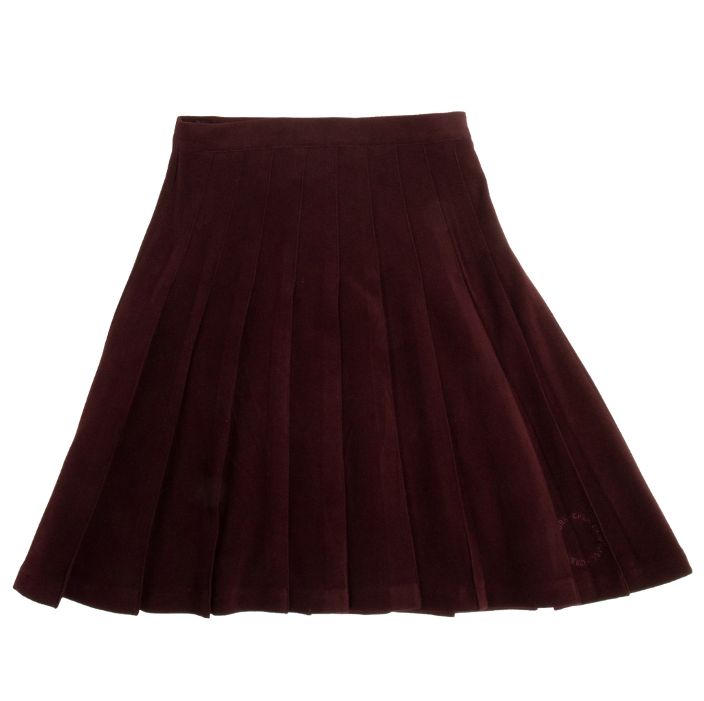 Crew kids Maroon Fleece Skirt