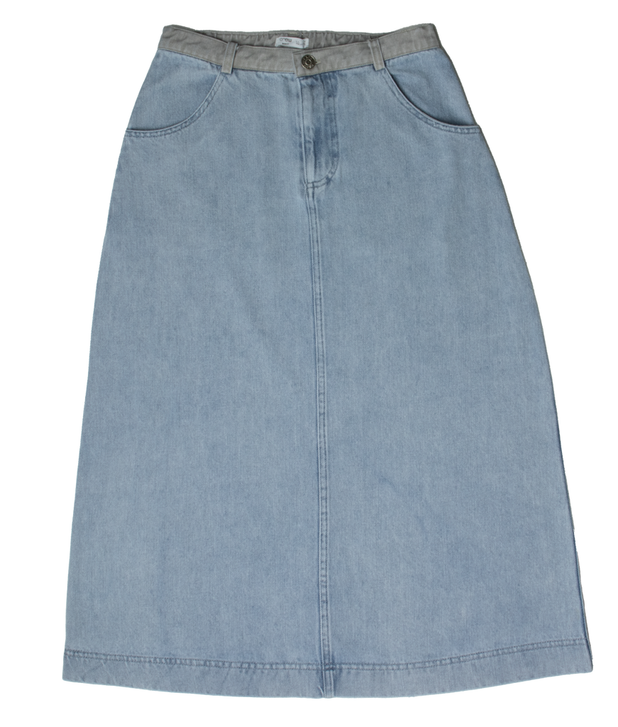 Crew Kids Two Tone Maxi Skirt Light Blue Skirt