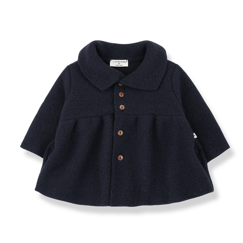 One More In The Family Dark Blue Coat