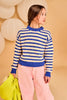 AO76 Carla C-neck Flash Blue Sweater