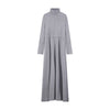 NdotM Jersey Long Sleeve Grey Maxi Dress