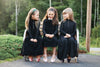 Ann of Nan Velour Maxi Black Robe