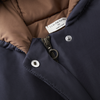One More In The Family Padded Dark Blue Coat