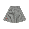 Coco Blanc Pleated Gingham Skirt