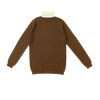 Coco Blanc Colorblock Mocha Turtleneck