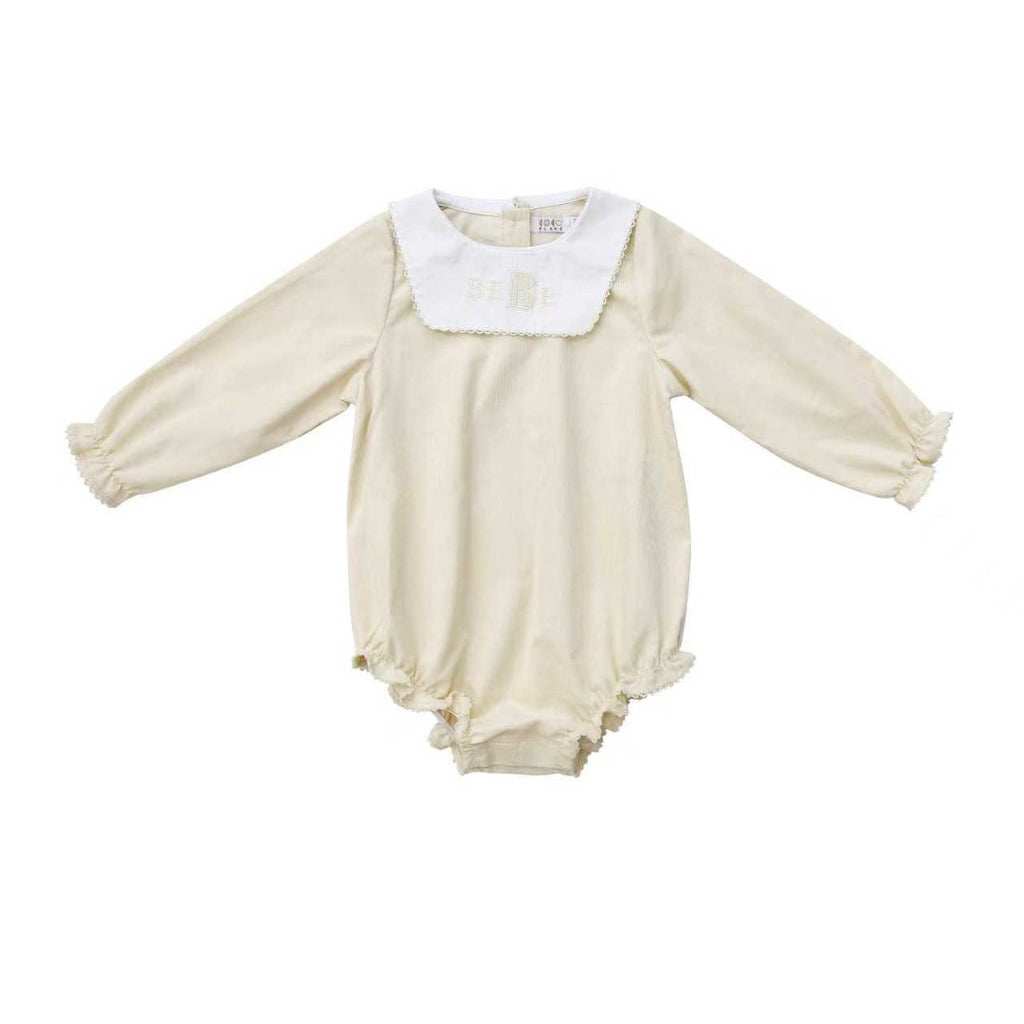 Coco Blanc Cream Bib Romper *PREORDER*