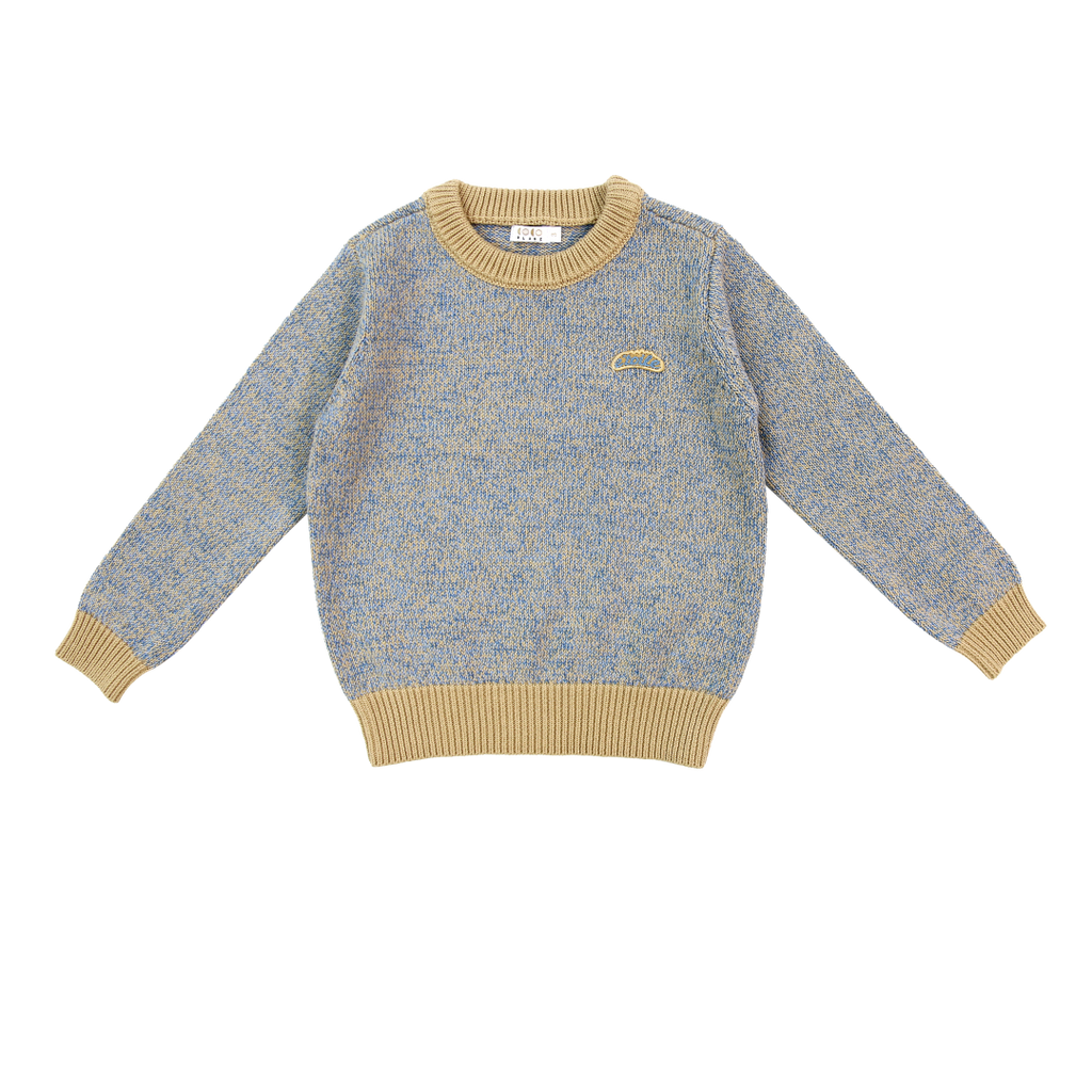 Coco Blanc Crew Speckled Sweater