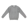 Coco Blanc Diamond Crew Grey Sweater