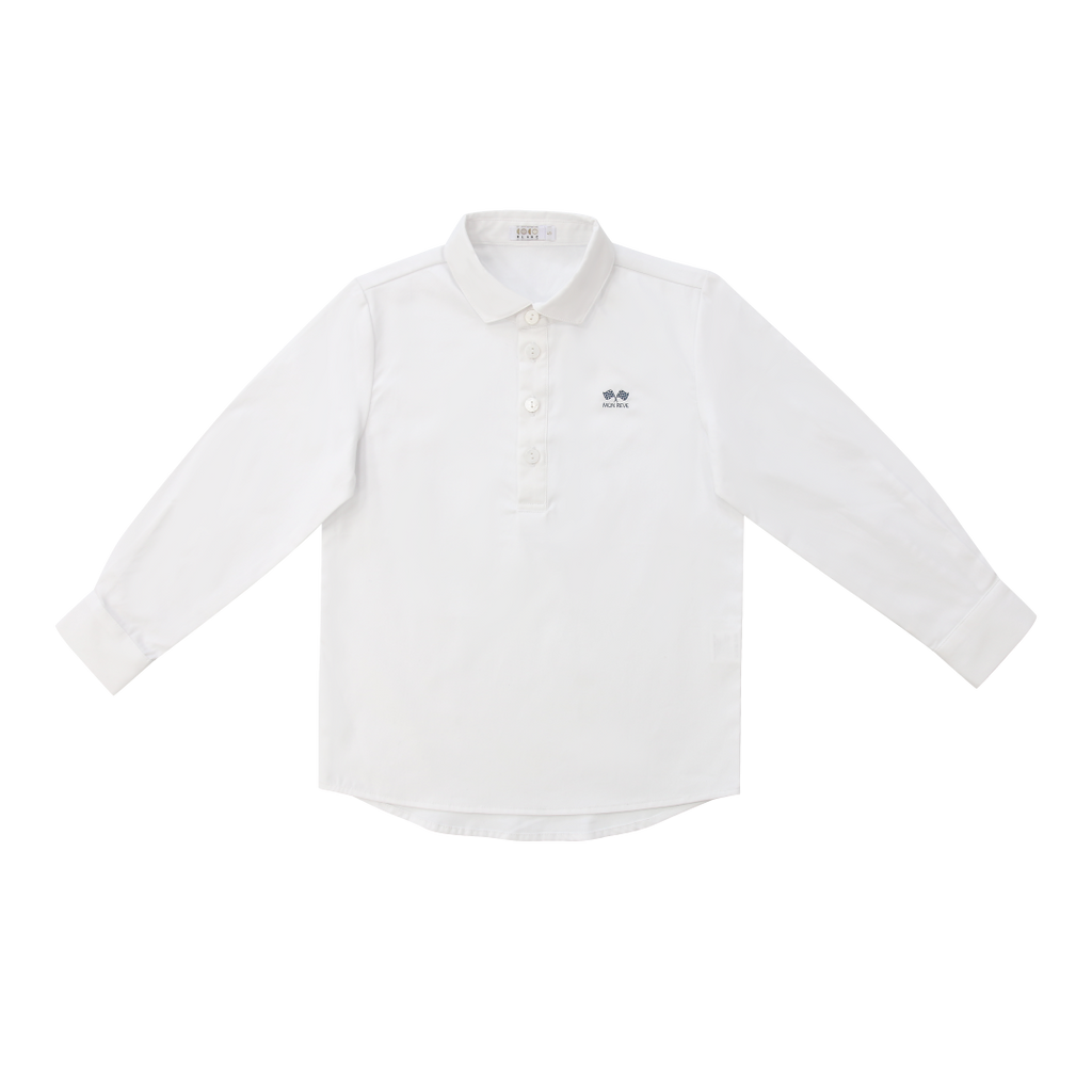 Coco Blanc Boys White Shirt