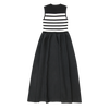 Coco Blanc Striped Black/Cream Maxi Set