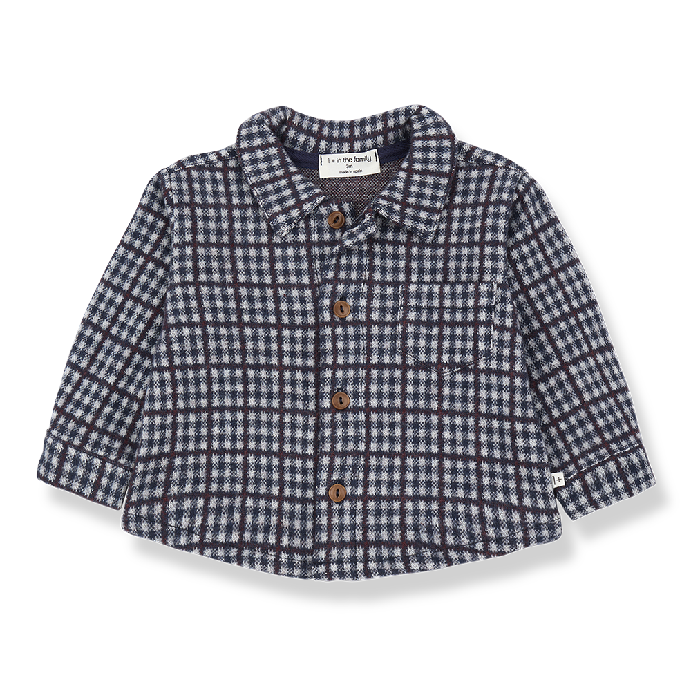 One More In The Family Dark Blue Shirt