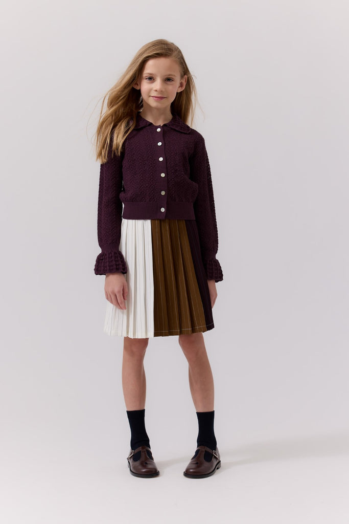 Cottier Tiffany Black Cherry Cardigan