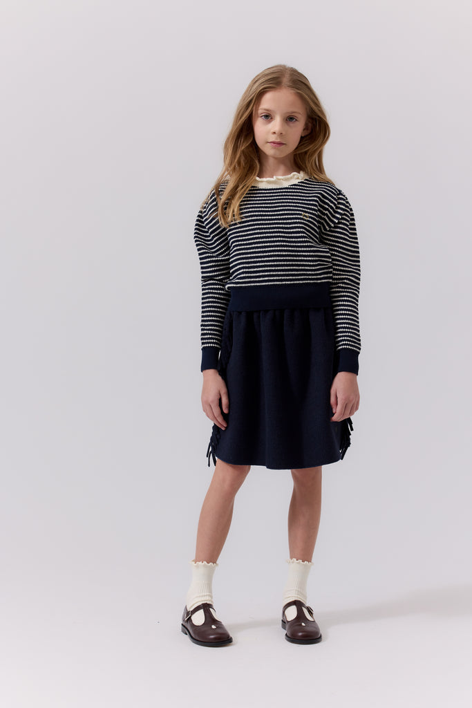 Cottier Clio Navy Skirt