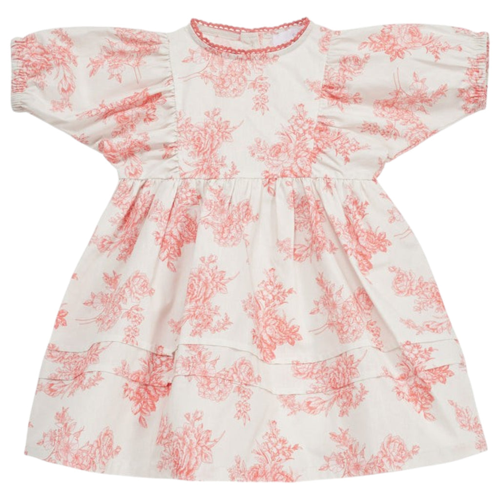 C'era Una Volta Kana Toile De Jouy  Dress Pink