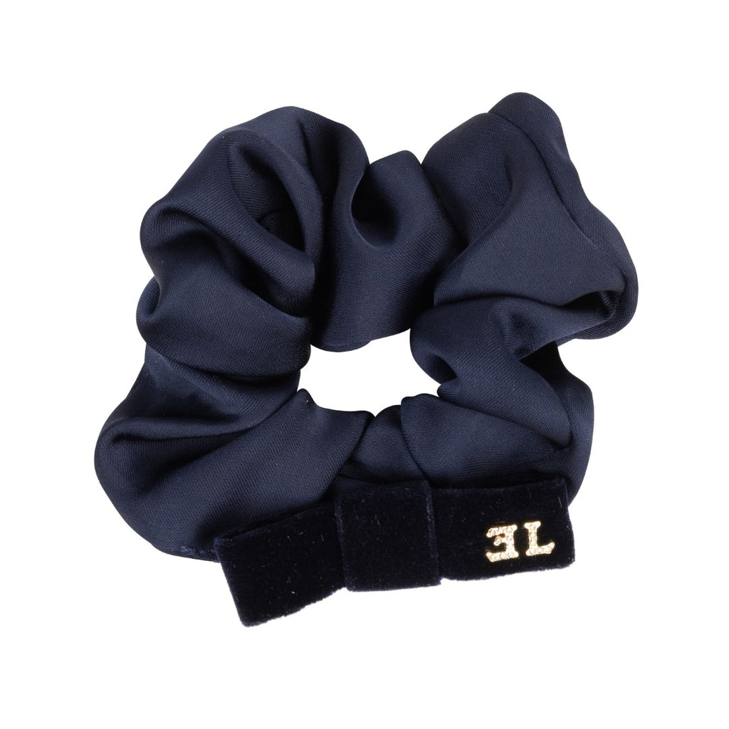 Limited Edition Classic Velvet Bow Navy Scrunchie *FINAL SALE*