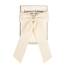 Limited Edition Classic Velvet Large Cream Bow *FINAL SALE*