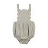 Coco Blanc Oat Scalloped Romper