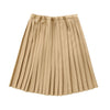 Coco Blanc Pleated Camel Skirt